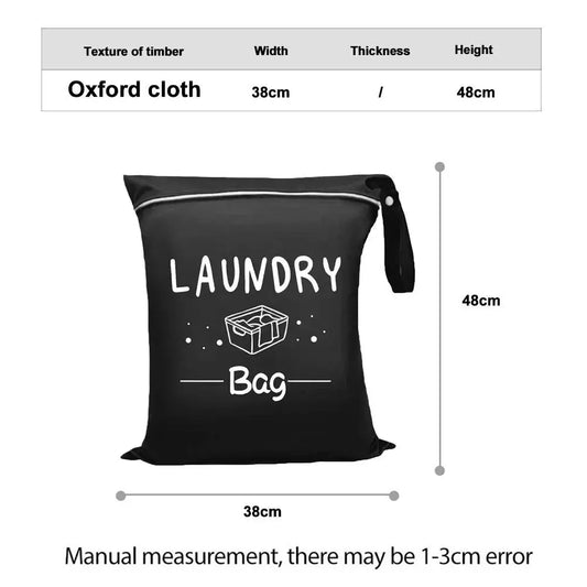 Portable Dirty Clothes Storage Bag Laundry Bags Oxford Waterproof Storage Pouch For Swimming Fitness Beach Clothes Organizer Bag