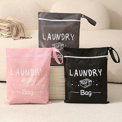 Portable Dirty Clothes Storage Bag Laundry Bags Oxford Waterproof Storage Pouch For Swimming Fitness Beach Clothes Organizer Bag