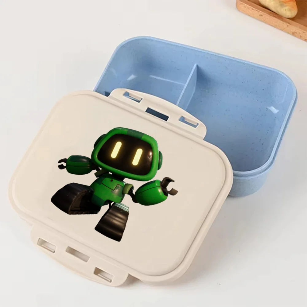 Cartoon Poppy Playtime Blue Lunch Box Anime Food Storage Containers Picnic Lunch Box Large Capacity Office Dinner Case Gifts