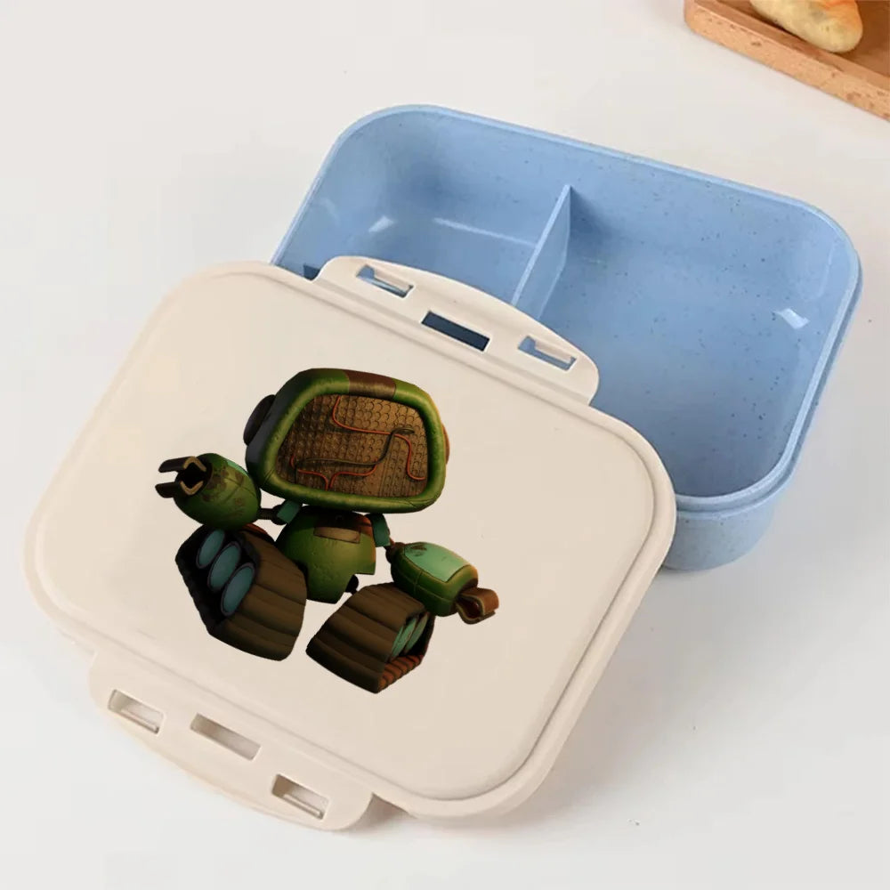 Cartoon Poppy Playtime Blue Lunch Box Anime Food Storage Containers Picnic Lunch Box Large Capacity Office Dinner Case Gifts