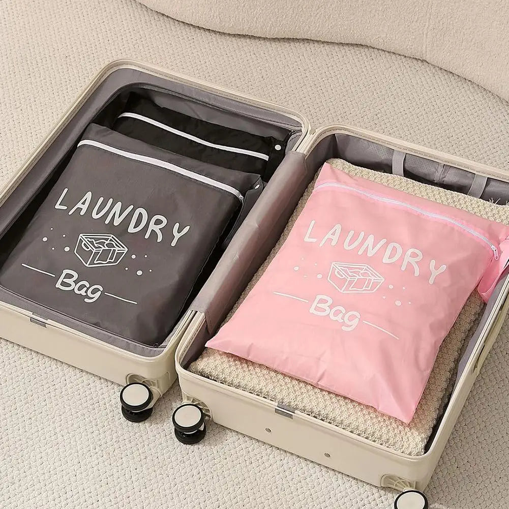 Portable Dirty Clothes Storage Bag Laundry Bags Oxford Waterproof Storage Pouch For Swimming Fitness Beach Clothes Organizer Bag