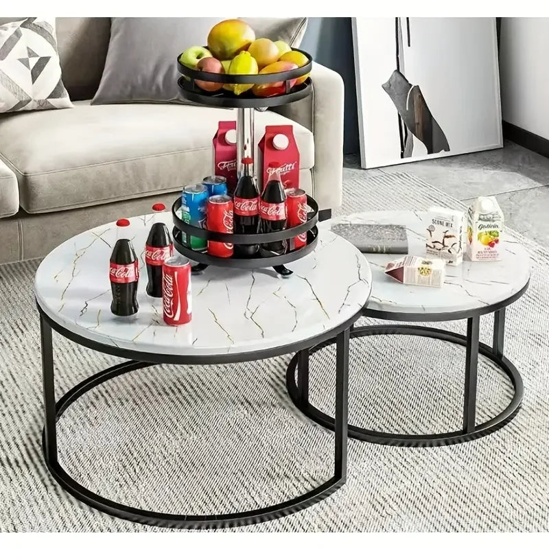 3-Tier Metal Rotating Organizer Spice Rack Seasonings Cans For Kitchen Accessories 360-Degree Non-Skid Carbon Steel Storage Tray