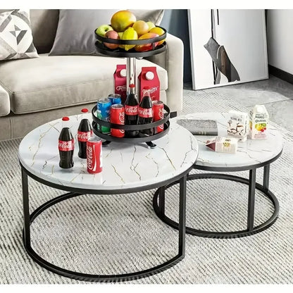 3-Tier Metal Rotating Organizer Spice Rack Seasonings Cans For Kitchen Accessories 360-Degree Non-Skid Carbon Steel Storage Tray