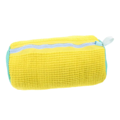 Fluffy Fiber Shoe Washing Bag 360° Surround Cleaning Reusable Durable Machine-Washable Laundry Bag with Zipper Closure (1pc)