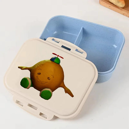 Cartoon Poppy Playtime Blue Lunch Box Anime Food Storage Containers Picnic Lunch Box Large Capacity Office Dinner Case Gifts