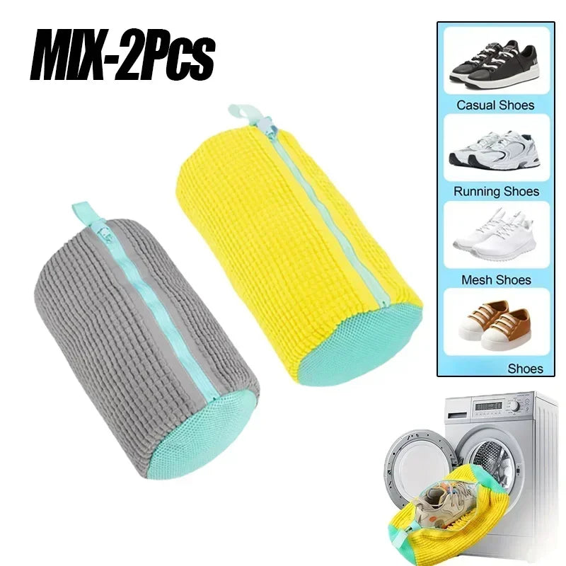 Shoe Washing Bag for Machine Laundry Mesh Protector Prevent Sneaker Deformation Damage Sports Shoes Cleaner Lazy Wash Gear