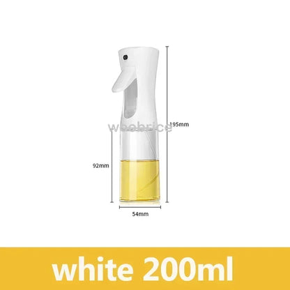 200/300/500ml Oil Spray Plastic Household Kitchen Oil Spray Bottle Or Oil Brush Nebulizing Mist Filling Cooking Dual Use BBQ