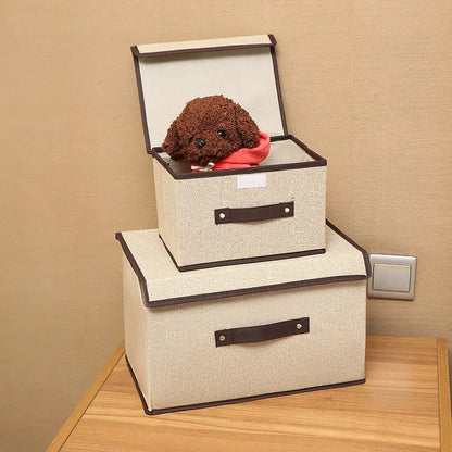 1-2Pcs Clothing Storage and Organization Sundries Organizer for Underwear Dustproof Non-woven Multi-function Foldable Box Home