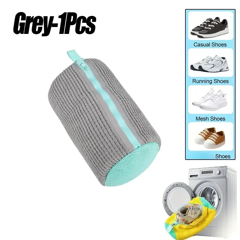 Shoe Washing Bag for Machine Laundry Mesh Protector Prevent Sneaker Deformation Damage Sports Shoes Cleaner Lazy Wash Gear
