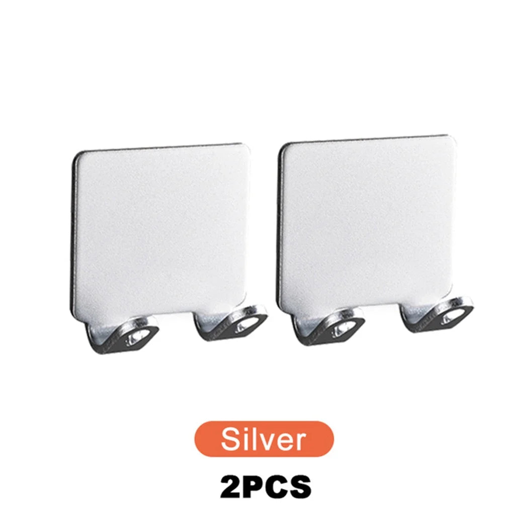 Bathroom Stainless Steel Razor Holder Storage Hook Wall Men Shaving Shaver Shelf Punch Free Razor Rack Accessories Organization