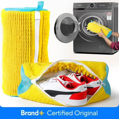Shoe Washing Bag for Machine Laundry Mesh Protector Prevent Sneaker Deformation Damage Sports Shoes Cleaner Lazy Wash Gear