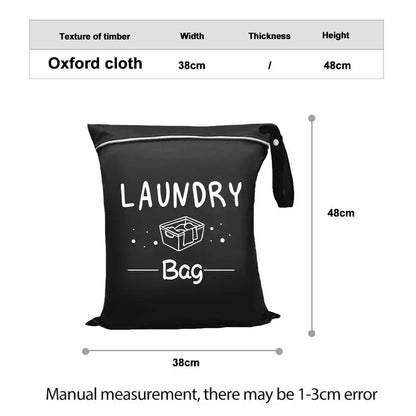 Portable Dirty Clothes Storage Bag Laundry Bags Oxford Waterproof Storage Pouch For Swimming Fitness Beach Clothes Organizer Bag