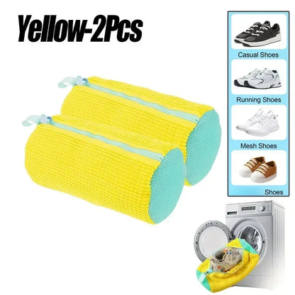 Shoe Washing Bag for Machine Laundry Mesh Protector Prevent Sneaker Deformation Damage Sports Shoes Cleaner Lazy Wash Gear