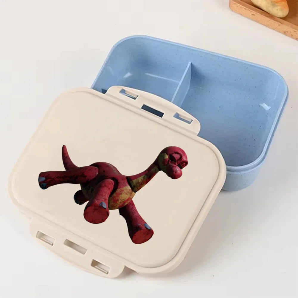 Cartoon Poppy Playtime Blue Lunch Box Anime Food Storage Containers Picnic Lunch Box Large Capacity Office Dinner Case Gifts