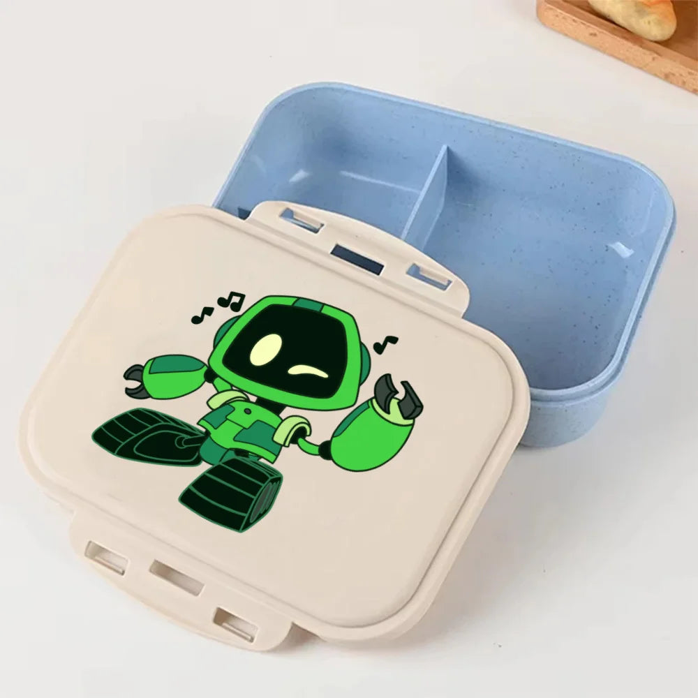Cartoon Poppy Playtime Blue Lunch Box Anime Food Storage Containers Picnic Lunch Box Large Capacity Office Dinner Case Gifts